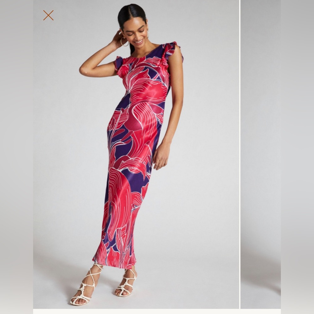 Low-back bias dress from Anthropologie